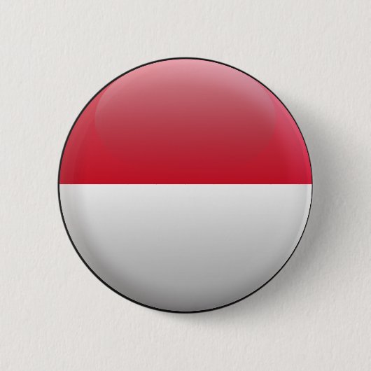 vlag van Indonesië Ronde Button 5,7 Cm (Voorkant)