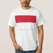 Vlag van Indonesië T-Shirt (Voorkant)