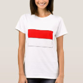 vlag van Indonesië T-shirt (Voorkant)
