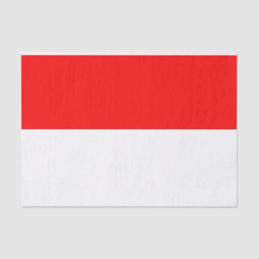 Vlag van Indonesië Tissuepapier (Voorkant)