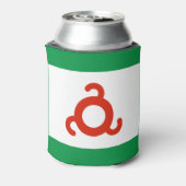 Vlag van Ingoesjetië Blikjeskoeler (Blikje Achterkant)