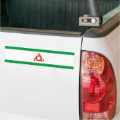 Vlag van Ingoesjetië Bumpersticker (Op Truck)