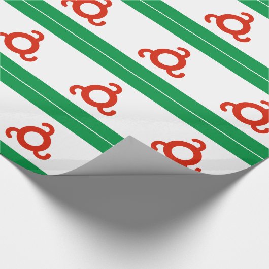 Vlag van Ingoesjetië Cadeaupapier (Hoek)