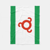 Vlag van Ingoesjetië Fleece Deken (Voorkant)