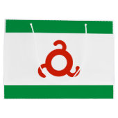 Vlag van Ingoesjetië Groot Cadeauzakje (Achterkant)