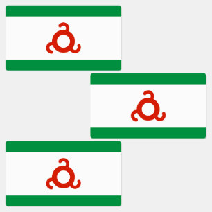 Vlag van Ingoesjetië Labels