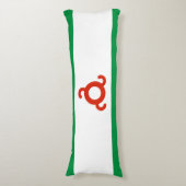 Vlag van Ingoesjetië Lichaamskussen (Voorkant Verticaal)