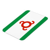 Vlag van Ingoesjetië Magneet (Linkerzijde)