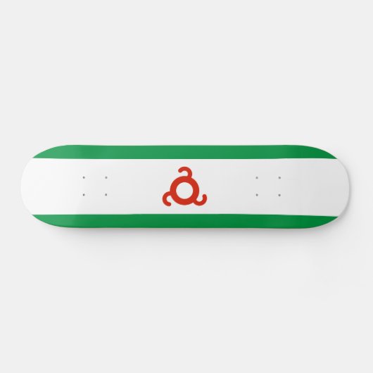 Vlag van Ingoesjetië Persoonlijk Skateboard (Horizontaal)
