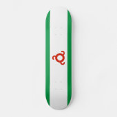 Vlag van Ingoesjetië Persoonlijk Skateboard (Voorkant)