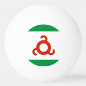 Vlag van Ingoesjetië Pingpongbal (Achterkant)