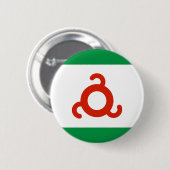 Vlag van Ingoesjetië Ronde Button 5,7 Cm (Voorkant /achterkant)