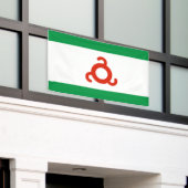 Vlag van Ingoesjetië Spandoek (Buitenkant Gebouw)