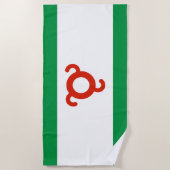 Vlag van Ingoesjetië Strandlaken (Voorkant)