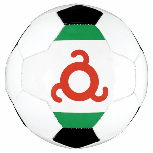 Vlag van Ingoesjetië Voetbal (Voorkant)
