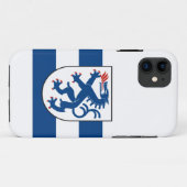 Vlag van Ingolstadt, Beieren - DUITSLAND Case-Mate iPhone Case (Achterkant (horizontaal))