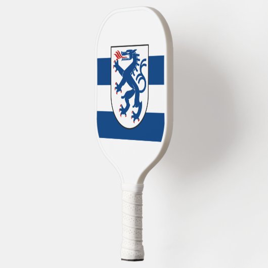 Vlag van Ingolstadt, Beieren - DUITSLAND Pickleball Paddle (Links)