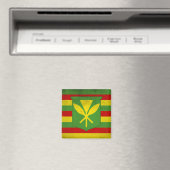 Vlag van inheemse Hawaiians Magneet (Insitu (Vaatwasser))