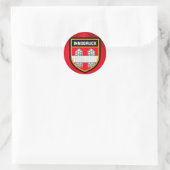 Vlag van Innsbruck Ronde Sticker (Tas)