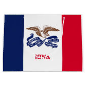 Vlag van Iowa Groot Cadeauzakje (Voorkant)