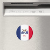 Vlag van Iowa Magneet (Insitu (Vaatwasser))