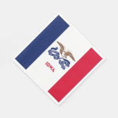 Vlag van Iowa Servet (Hoek)