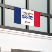 Vlag van Iowa Spandoek (Buitenkant Gebouw)
