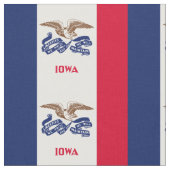 Vlag van Iowa Stof (Close Up)
