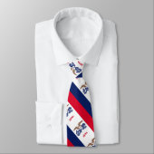 Vlag van Iowa Stropdas (Gebonden)