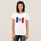 Vlag van Iowa T-shirt (Voorkant volledig)