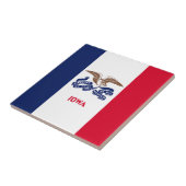 Vlag van Iowa Tegeltje (Zijkant)