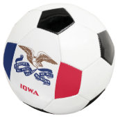 Vlag van Iowa Voetbal (Drie kwart)