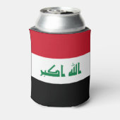 Vlag van Irak Blikjeskoeler (Blikje Achterkant)