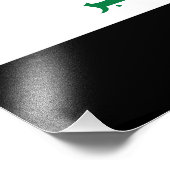 Vlag van Irak Foto Afdruk (Hoek)