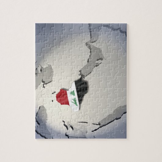 Vlag van Irak Legpuzzel (Verticaal)
