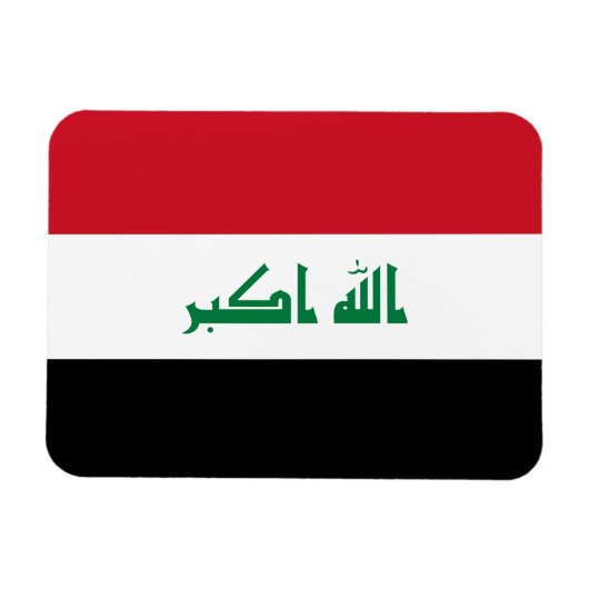 Vlag van Irak Magneet (Horizontaal)
