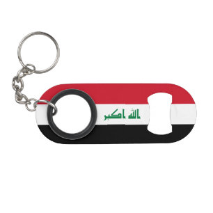 Vlag van Irak Mini Flessenopener