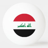 Vlag van Irak Pingpongbal (Achterkant)