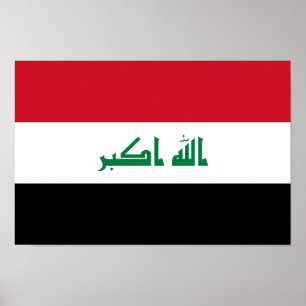 Vlag van Irak Poster