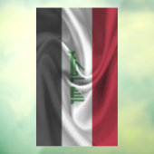 Vlag van Irak Raamsticker (Vel 3)