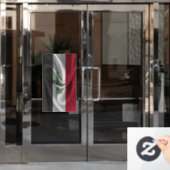 Vlag van Irak Raamsticker (Kantoordeur)