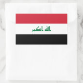 Vlag van Irak Rechthoekige Sticker (Tas)