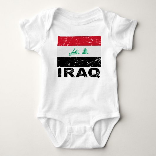 vlag van Irak Romper (Voorkant)
