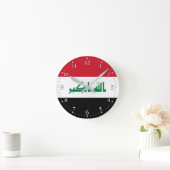 Vlag van Irak Ronde Klok (Huis)