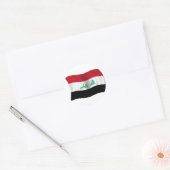 Vlag van Irak Ronde Sticker (Envelop)