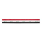 Vlag van Irak Satijnen Lint (Voorkant)