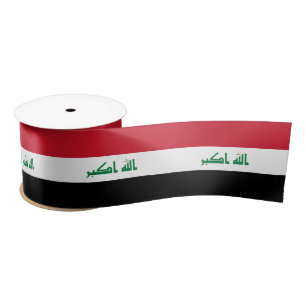 Vlag van Irak Satijnen Lint