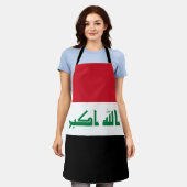 Vlag van Irak Schort (Gedragen)