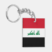 Vlag van Irak Sleutelhanger (Voorkant Links)