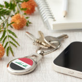 Vlag van Irak Sleutelhanger (Zijkant)